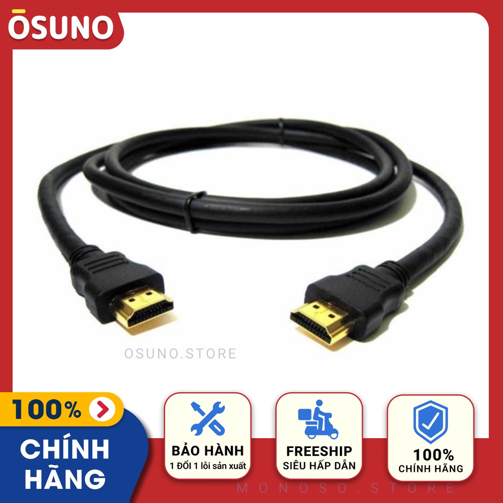 (Sẵn-New 2022) Dây HDMH kết nối với Laptop, TV, PC - Osuno Store
