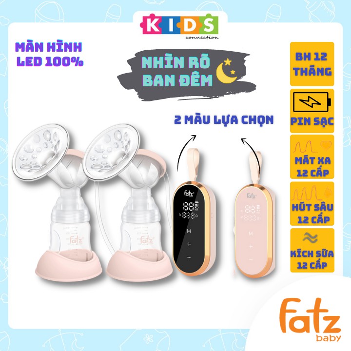 Máy hút sữa điện đôi Fatzbaby Resonance 5 FB1180VN [BH 12 tháng] chính hãng