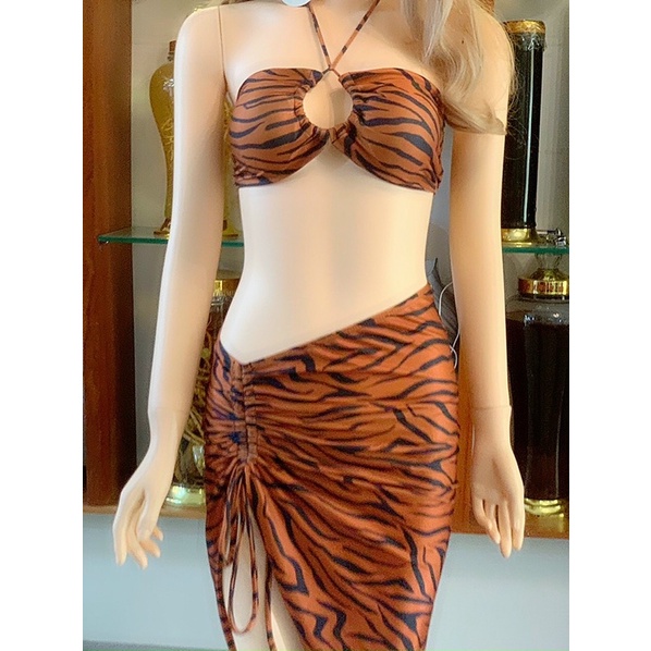 Sét bikini . áo tắm đi biển 3món hàng thiết kế độc quyền cao cấp  . (Kèm hình và video thật _Hàng có sẵn )