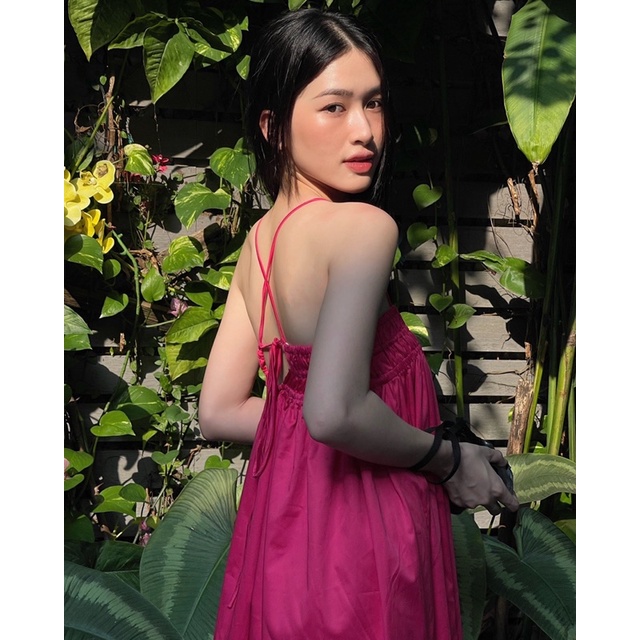 Đầm 2 dây baby doll