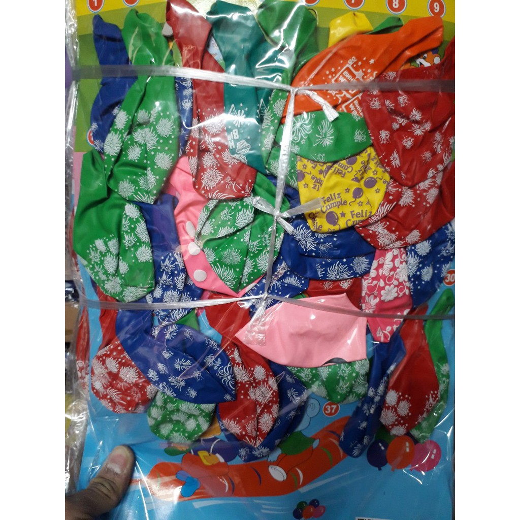 Giá Sỉ 1 vỉ bóng hoa hình Qủa to loại đẹp 30 quả