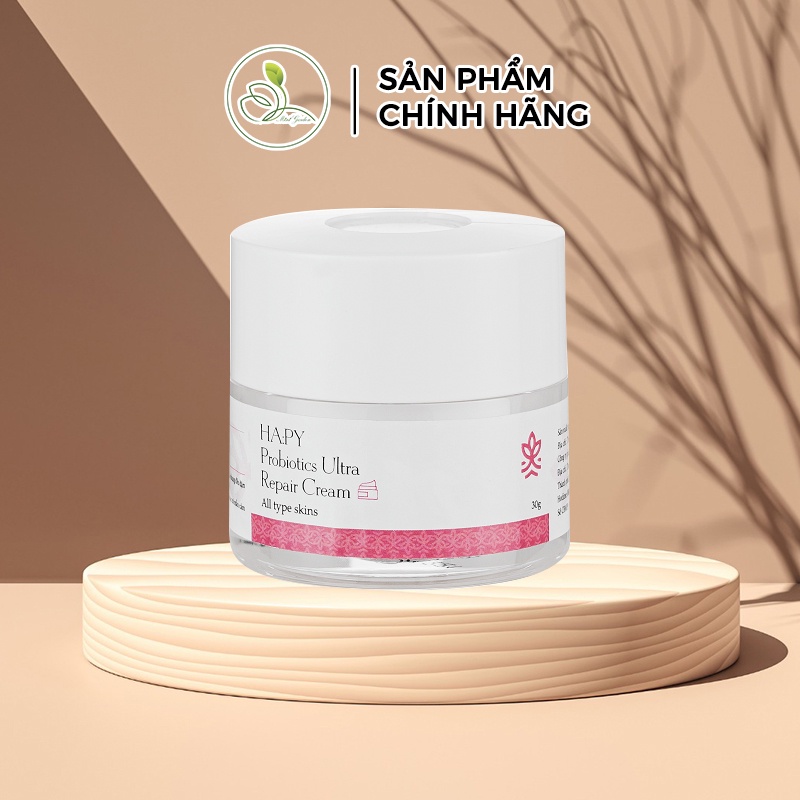 Kem phục hồi da Mini Garden Ha:py  Probiotics Ultra Repair Cream 30gram giúp sáng trẻ hóa làn da PV1027