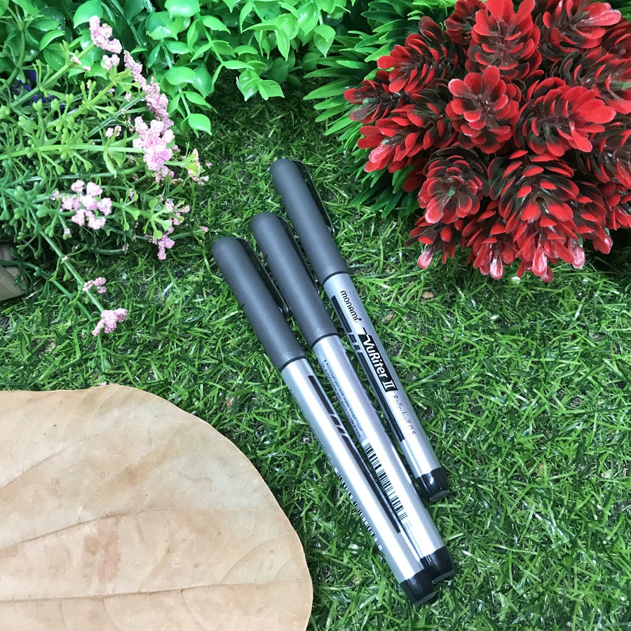 Bút Monami Rollerball Pen Vuriter 2 - 0.5mm - Màu đen (Thái Lan)