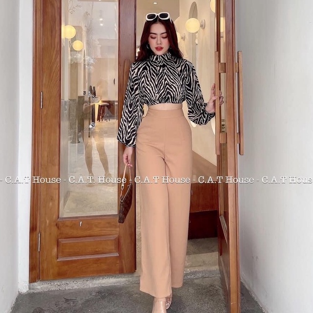 Quần cutlottes nữ ống suông lưng quần tây dáng công sở đủ màu chất vải mềm mịn nặng tay dày dặn