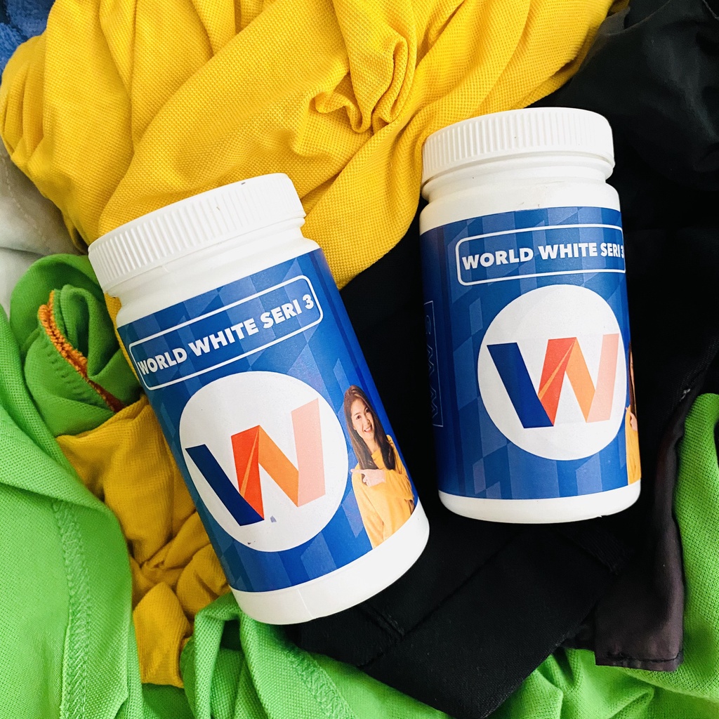 Tẩy trắng World White Seri 3 - tẩy trắng quần áo