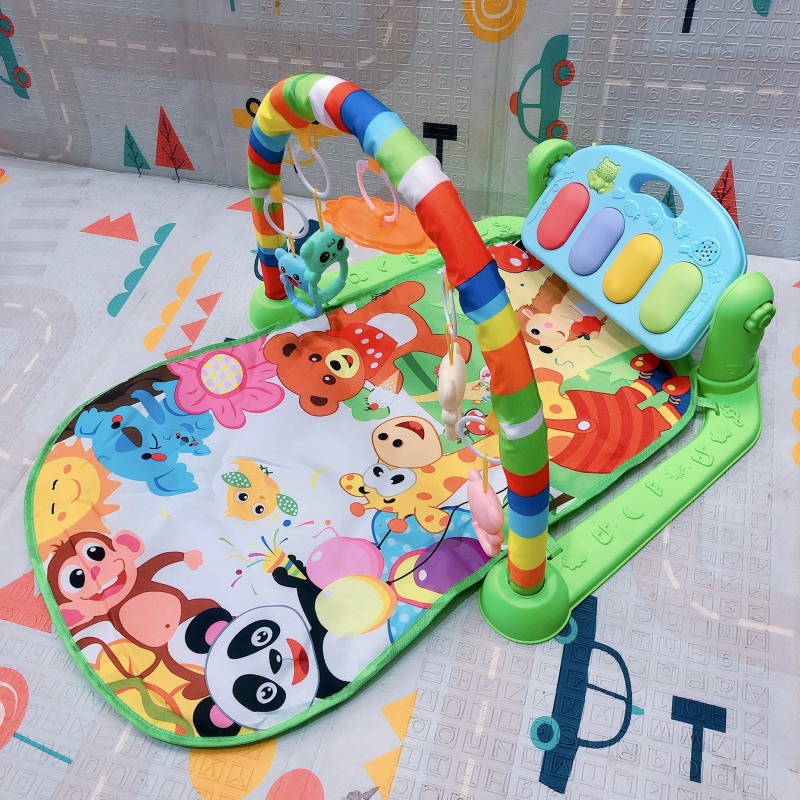 Thảm nhạc hình thú cho bé sơ sinh vui chơi giúp phát triển - DC12