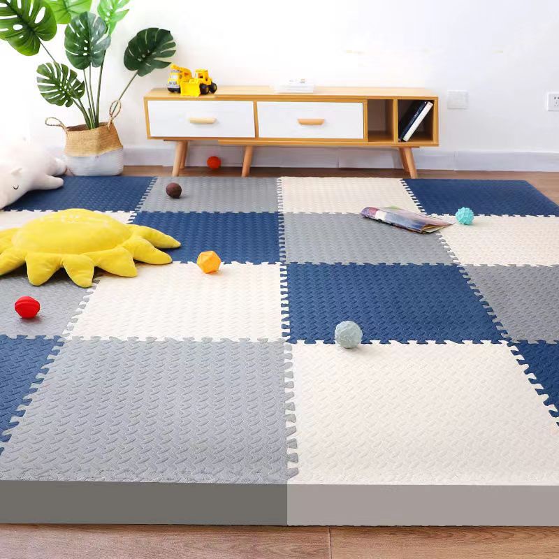 Thảm trải sàn dày 2,5cm cho trẻ em biết bò có thể ngăn ngừa ngã Thảm lót sàn phòng ngủ khâu 60 * 60 * 2,5cm