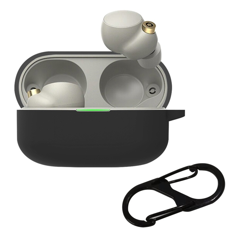 【3C】Túi đựng tai nghe không dây WF-1000XM4 bằng silicon mềm chống rơi tương thích với-S-ony