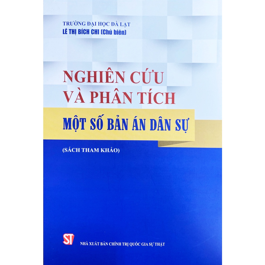 Nghiên cứu và phân tích một số bản án dân sự (Sách tham khảo)