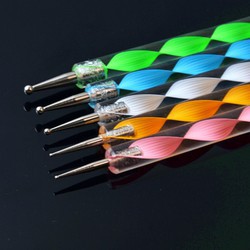 Bút Chấm Bi - Set Bút Chấm Bi 5 Cây 2 Đầu Vẽ Móng