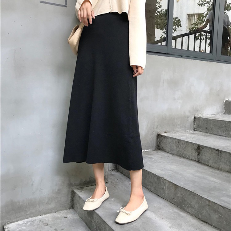 Váy Len Phong Cách Hàn Quốc Xinh Xắn Cho Nữ