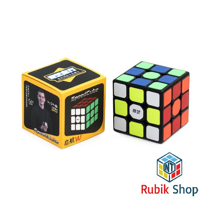 Đồ chơi rubik 3x3x3 - QiYi Sail W 3x3x3 Black/ White (Màu Đen/ Trắng)