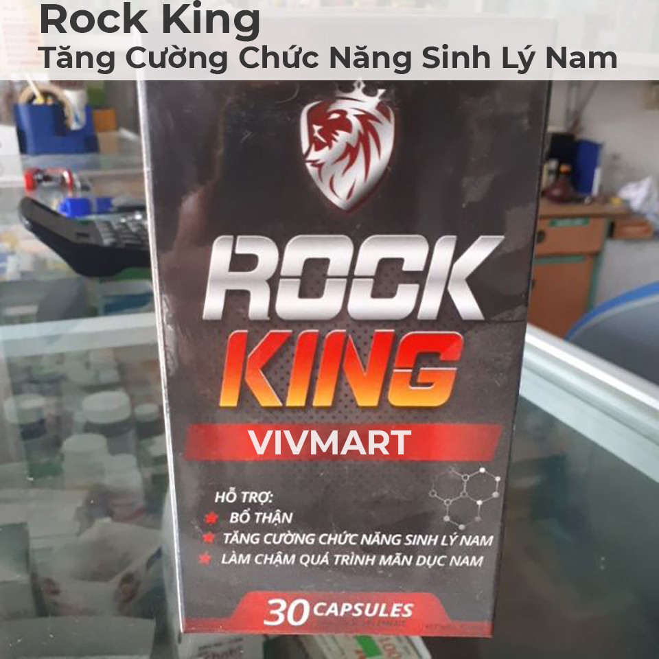 [Có Che Tên] ROCK KING - Tăng cường sinh lý nam chống xuất tinh sớm bổ thận tráng dương và giảm đau lưng mỏi gối