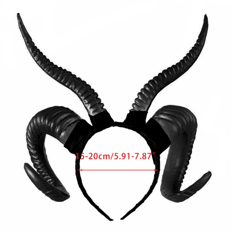 Cài Tóc Hình Sừng Cừu Phong Cách Gothic