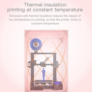 Buồng kín cho máy in 3d Medium size 3d printer Multifunction Enclosure 73*65*72cm