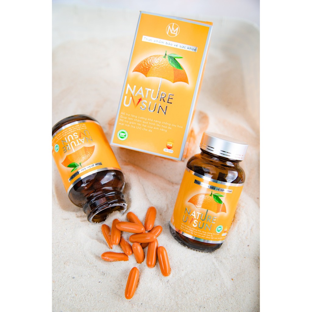 Viên uống Nature Uvsun -  Giúp chống oxy hóa & làm sáng da, giảm tác hại của ánh nắng mặt trời cho da - cvspharmacy | BigBuy360 - bigbuy360.vn