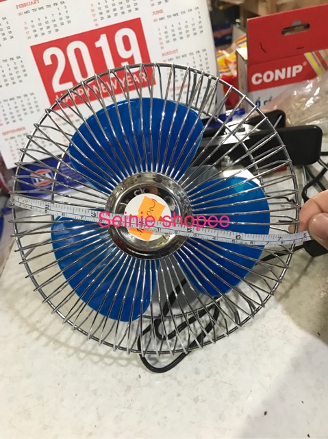 Quạt mini chạy điện DC 12v có kẹp