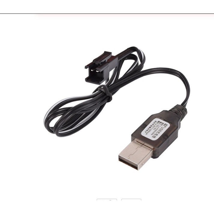 Dây Sạc Usb Tự Ngắt Bằng Điện Thoại 3.6v 250mA Xe điều khiển từ xa chấu SM