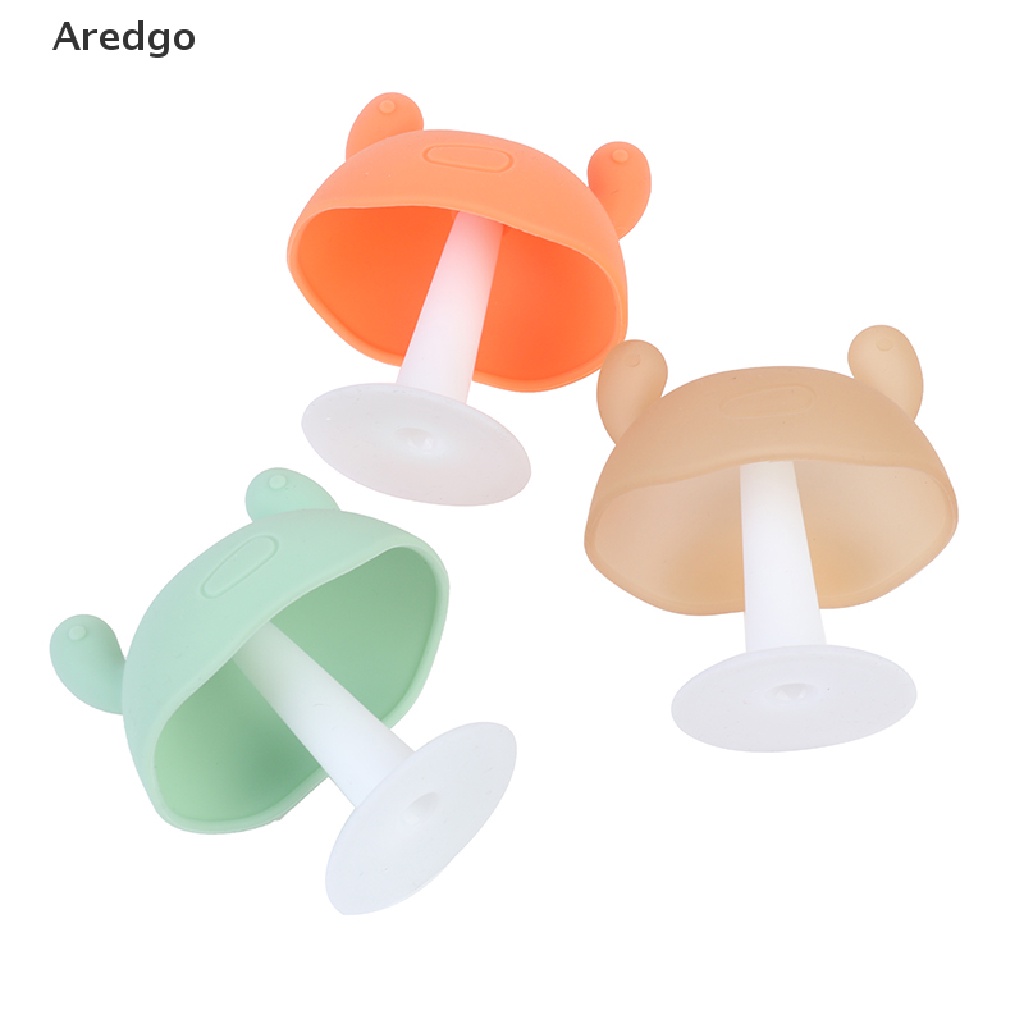 Đồ chơi gặm nướu đa năng hình cây nấm bằng silicon cho bé