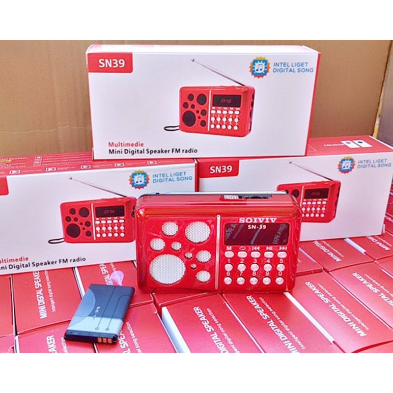 Loa usb,thẻ nhớ,FM SOIVIV SN39