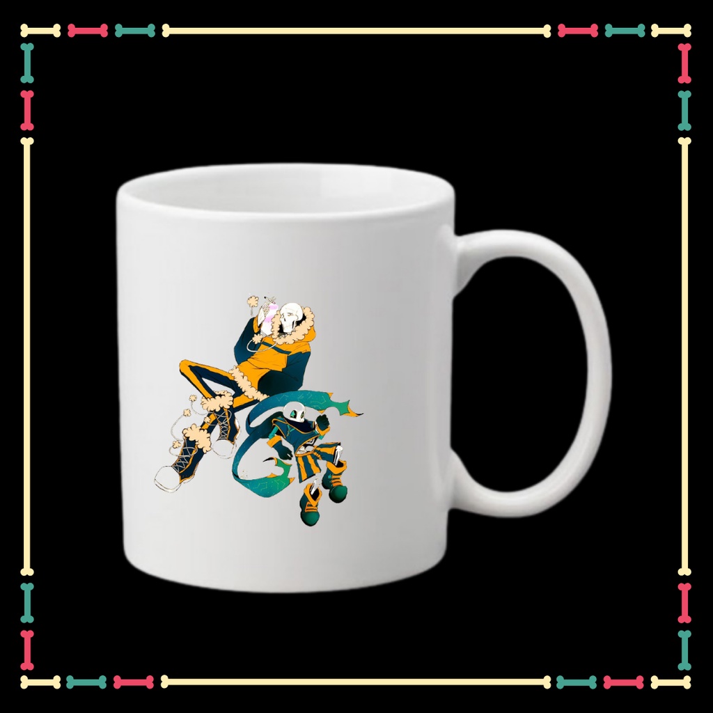 LY SỨ IN HÌNH SANS UNDERTABLE - BIỆT ĐỘI GANGSTER CHO CÁC BÉ UỐNG NƯỚC