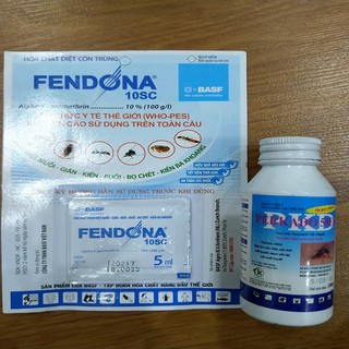 Combo thuốc diệt muỗi PERKADO 50 EC và FENDONA 10SC