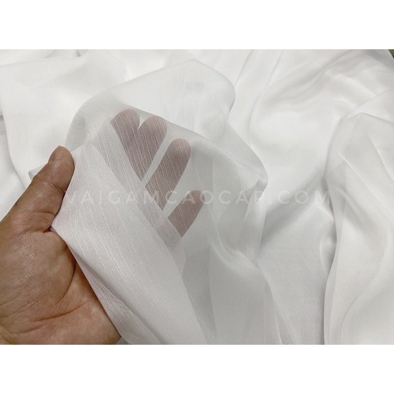 Vải Tơ Mộc Trắng