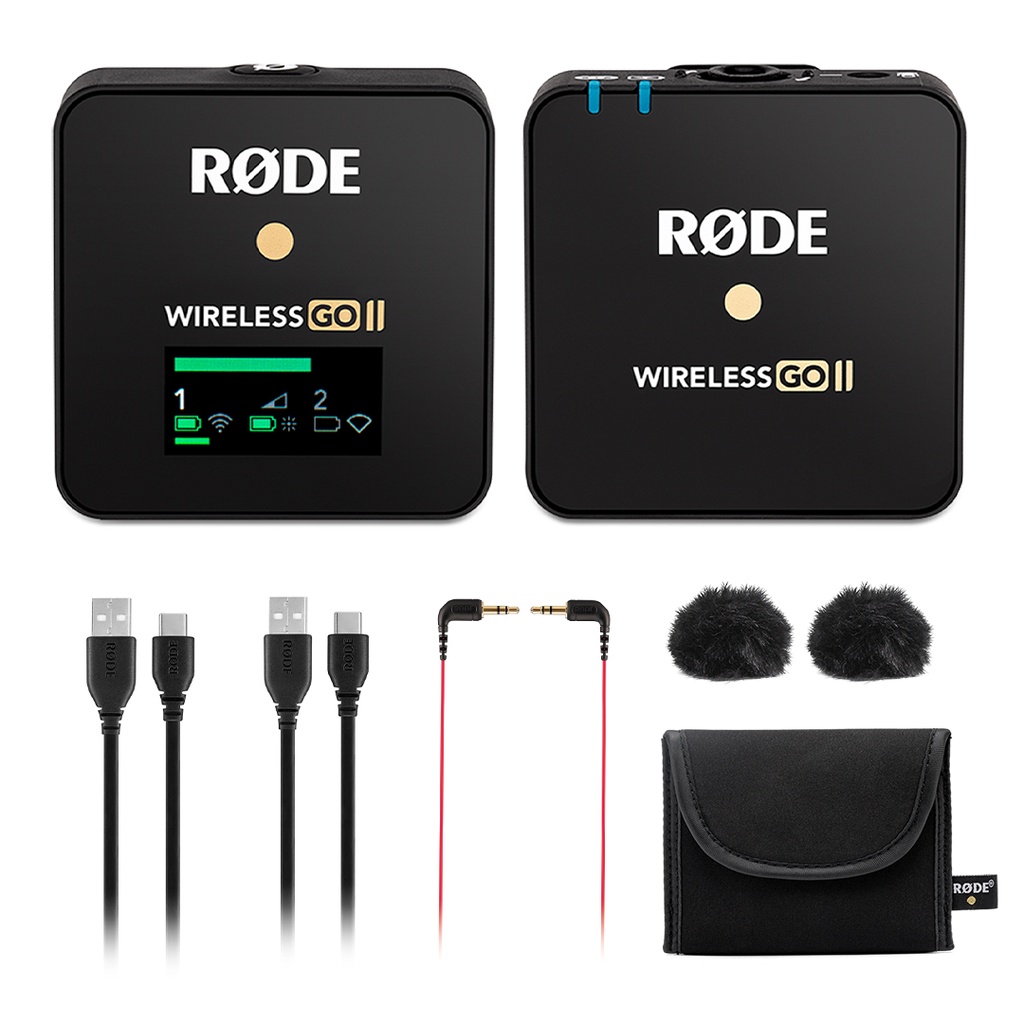 Micro không dây Rode Wireless GO II Single (1 Thu + 1 Phát) (Chính Hãng)