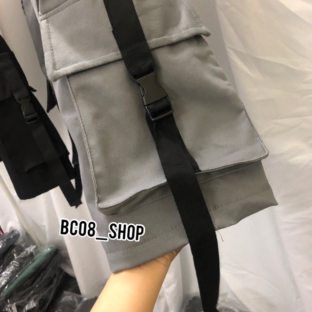 Quần Short Túi Hộp Unisex Chất vải Kaki Mềm co giãn cao cấp phong cách ulzzang BC043 | BigBuy360 - bigbuy360.vn