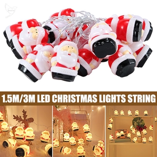 Santa Claus Lamp String Christmas Tree Warm Light String Lights Santa Claus Party LED Lamp Decor