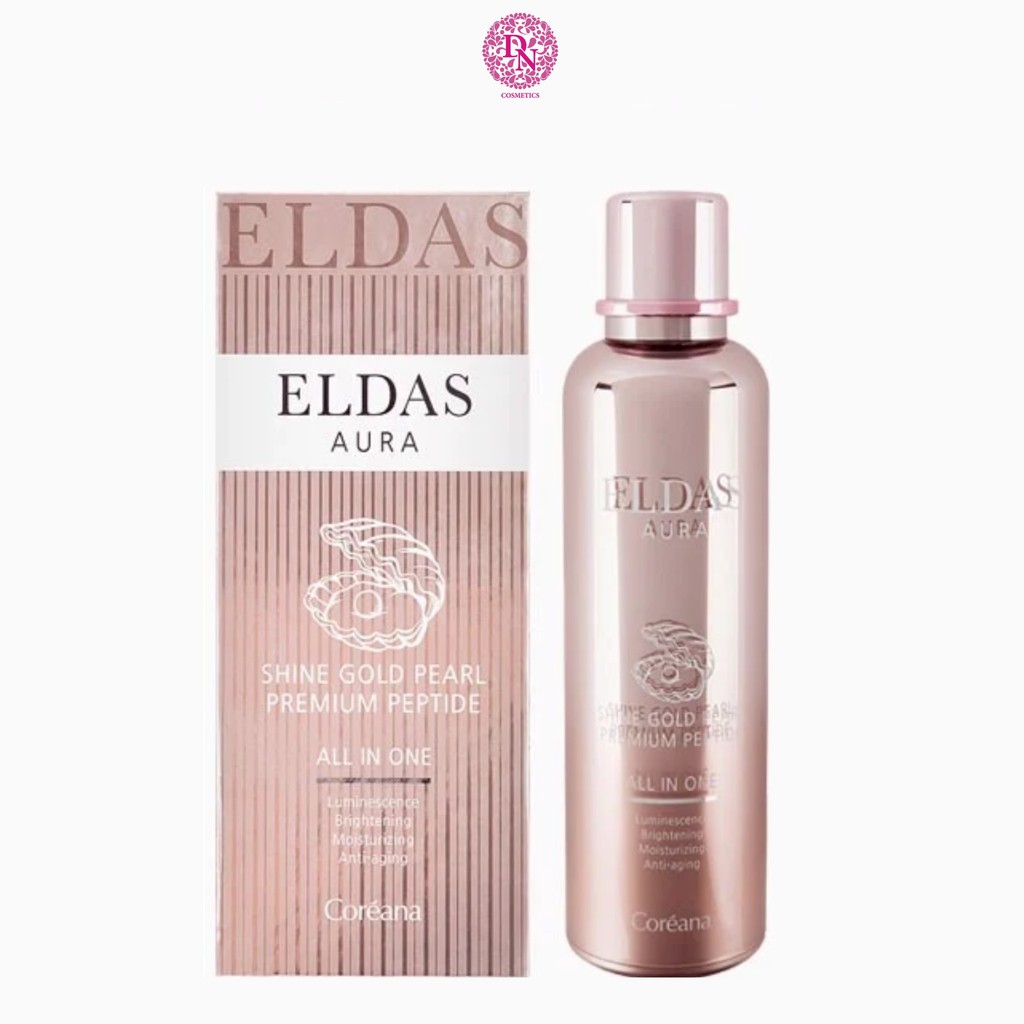 Serum tế bào gốc dưỡng trắng, căng bóng da Coreana Eldas Aura 100ml