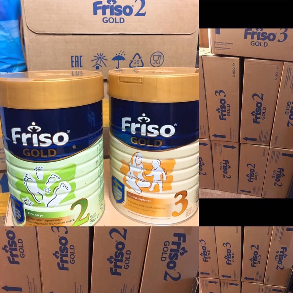Sữa Friso Gold 800gram( đủ số 1,2,3)- hàng Nga đi Air