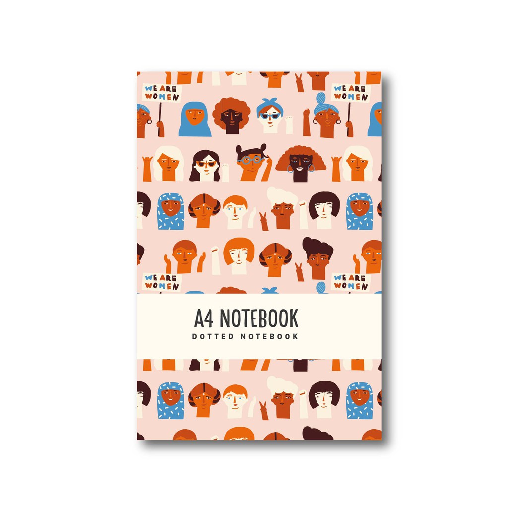 Sổ tay A4 - Dotted Notebook - Skin - ruột dot