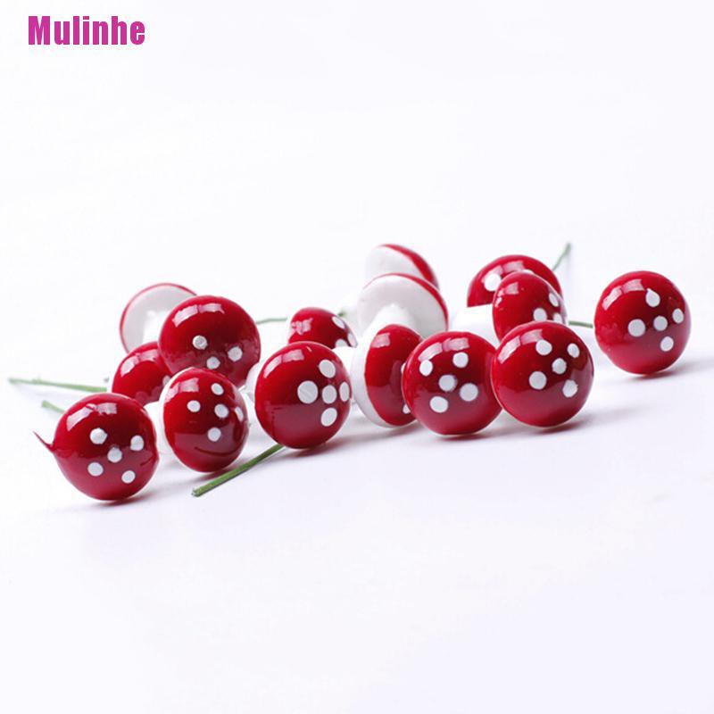 Set 10 đồ trang trí hình cây nấm mini trang trí sân vườn / nhà búp bê diy