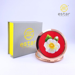 [QUÀ TẶNG SINH NHẬT NGƯỜI YÊU]Gương Thêu Tay, Gương Trang Điểm Mini - Tặng Kèm Bộ Thiệp Giấy Quilling Giá 50K
