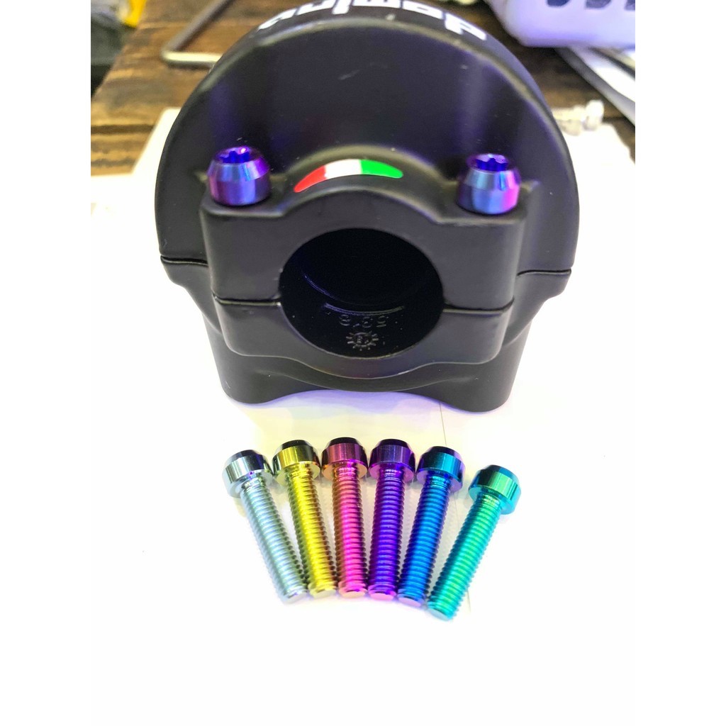 Ốc 5li10 5li15 5li20 5li25 5li30 đầu trụ Titan Gr5 , ốc titan 5li trụ gắn nhiều vị trí