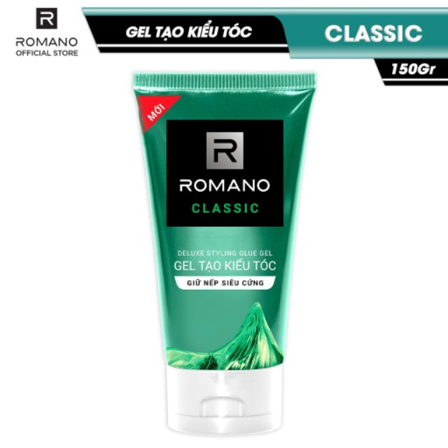 [ROMANO HÀNG CHÍNH HÃNG] GEL VUỐT TÓC ROMANO SIÊU CỨNG 150G