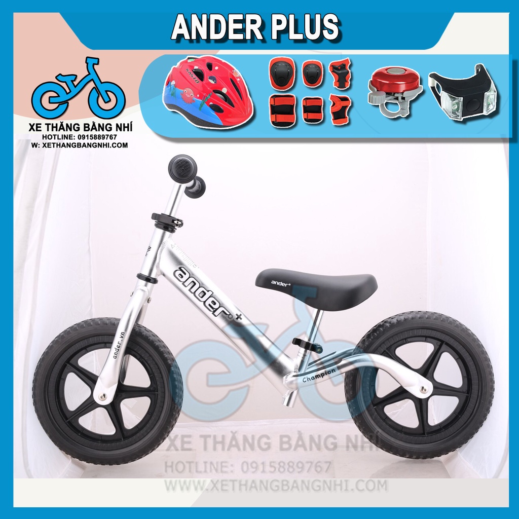 Xe thăng bằng Ander Plus Siêu nhẹ 1,9kg cho bé 17 tháng trở lên