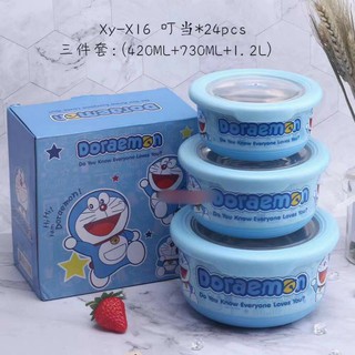 Combo 3 hộp đựng thức ăn giữ nhiệt 420ml, 730ml, 1.2l