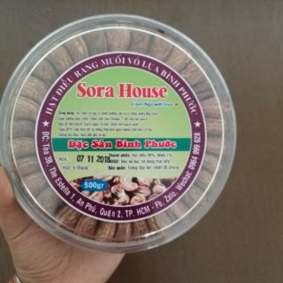 Hạt điều vỏ lụa rang muối 500g