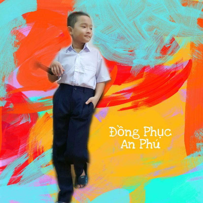 Quần tây học sinh bé trai, bé gái cấp 1 cấp 2  (Loại 1,may chằn thêm) Đồng phục học sinh đi học