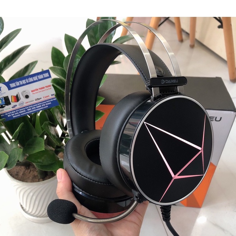 Tai nghe DAREU EH722X Pink / Black / Trắng 7.1