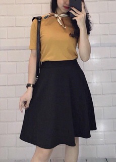 Chân váy xoè lỡ