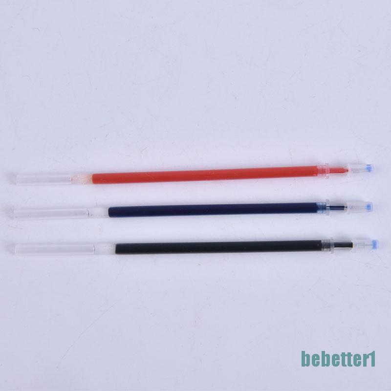 Set 10 ruột bút mực gel 0.5mm màu đen/xanh duong/đỏ cho trường học và văn phòng