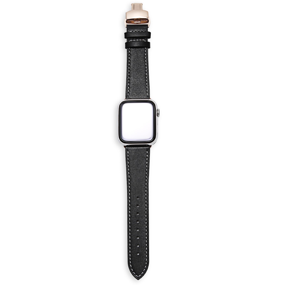 Dây đeo bằng da cho đồng hồ thông minh Apple Watch Series 8ultra 7 6 5 4 3 2 1 42mm 44mm 45mm 49mm