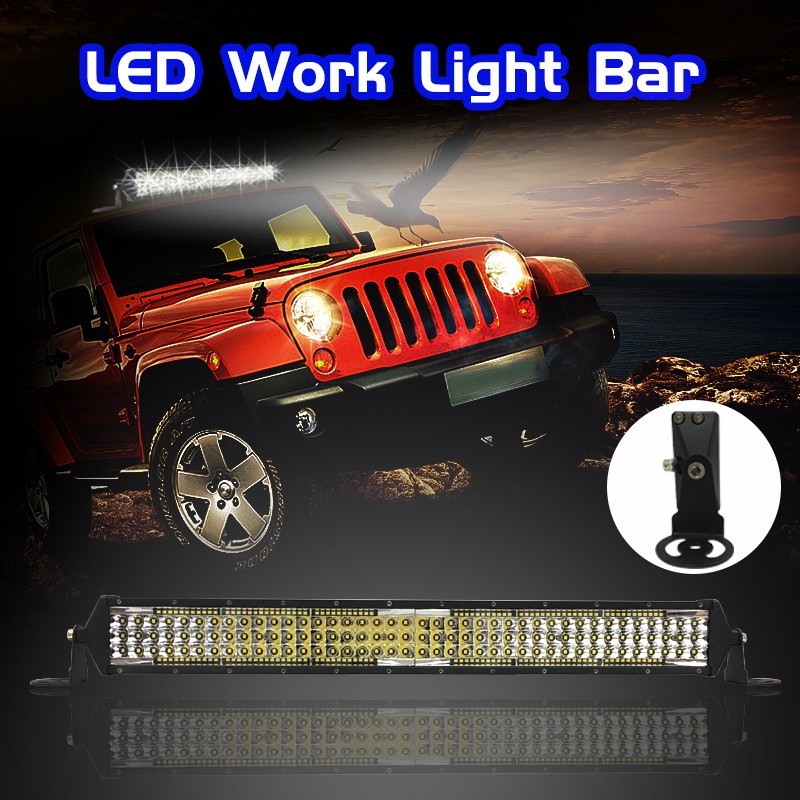 Thanh đèn LED trợ sáng 5 hàng 12 / 22 / 42inch cho xe Jeep ATV