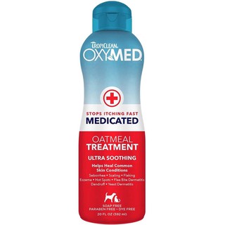 Sữa tắm đặc trị Viêm, Nấm Ngứa, Vảy gàu cho chó mèo - Tropiclean Oxymed Treatment