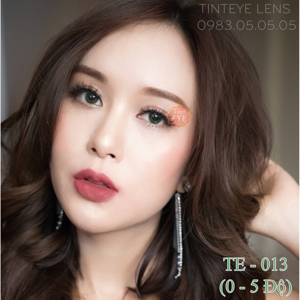 [Tặng Combo 175k] Kính Áp Tròng Cận Green Pearl Sale 56% Tinteye 013 Tặng 1 Nước Ngâm Kính Chuyên Dụng