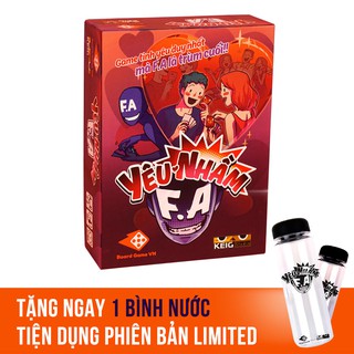 [Nhập TOYBG giảm 25K] Board game Yêu Nhầm FA – Tặng Bình nước tiện dụng phiên bản Limited