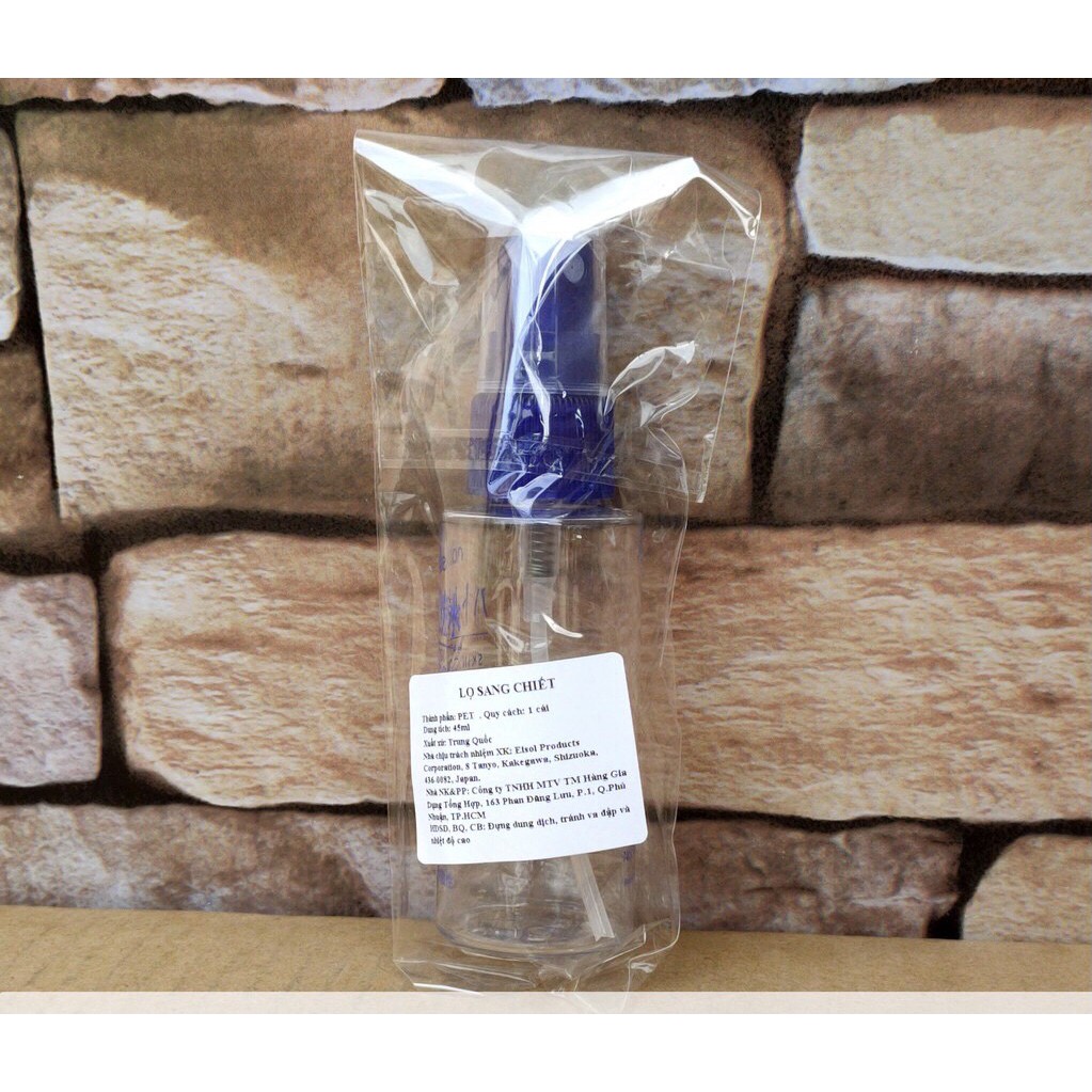 Bình chai nhựa dùng chiết sản phẩm 45ml. | BigBuy360 - bigbuy360.vn